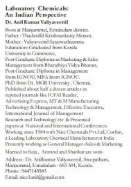 Laboratory Chemicals: An Indian perspective