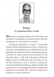 Laboratory Chemicals: An Indian perspective